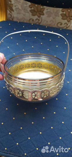 Конфетницы ссср.Ваза цветное стекло СССР