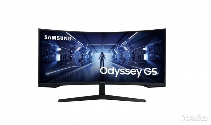 Монитор игровой Samsung Odyssey G5 34 /VA/3440х144