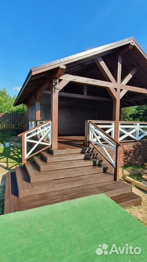 Строительство пристроек к дому, терраса, веранда