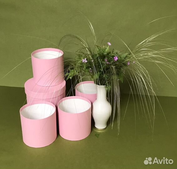 Круглая подарочная коробки