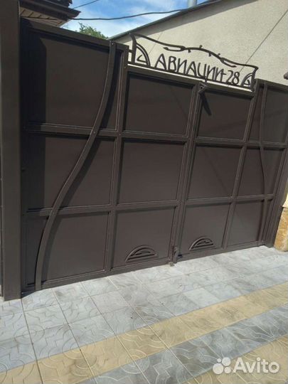 Покраска ворот
