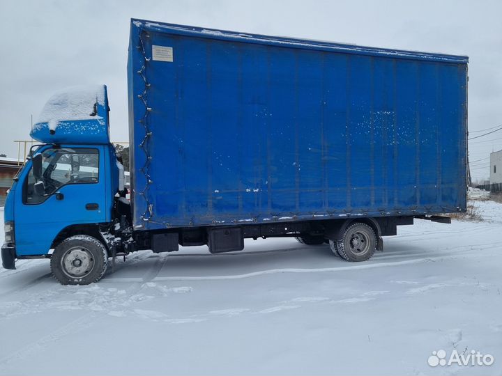 Тентованный грузовик 16 м³ Isuzu Elf (N-series), 2008