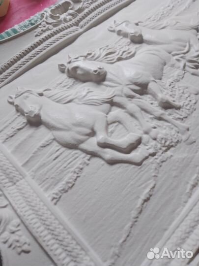 Большая 3D Картина раскраска из гипса