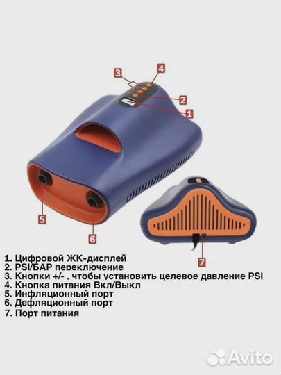 Электрический насос для сапов и лодок HT-767
