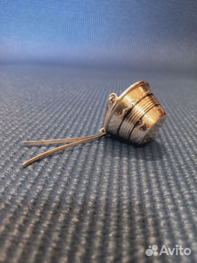 Ситечко серебряное красивое 875-й пробы Кубачи