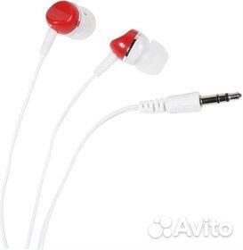 Наушники немецкой Vivanco Color Buds красные новые