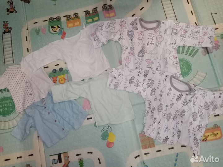 Вещи детские 50-56-62, горка и гамак для купания