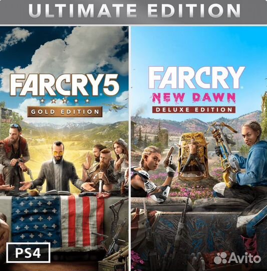 Far Cry 5 Far Cry New Dawn Ultimate Edition PS4PS5