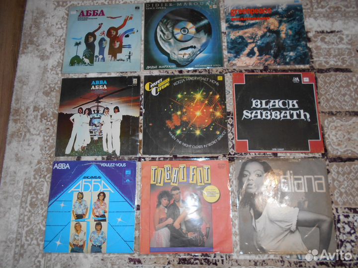 Виниловые пластинки из личной коллекции