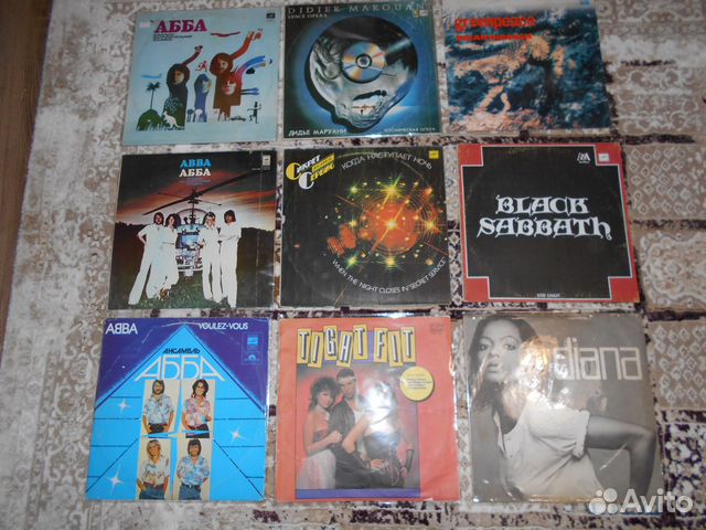 Виниловые пластинки из личной коллекции