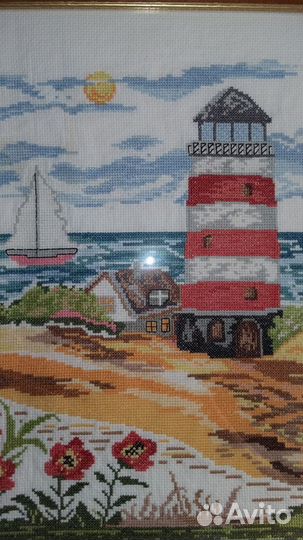 Картина, вышита крестом