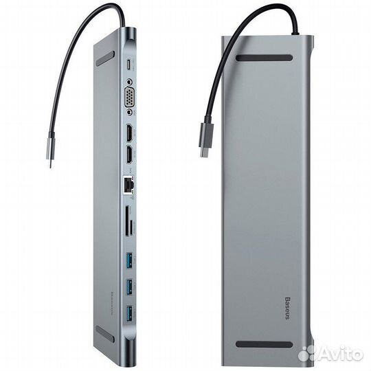 USB-концентратор Хаб-подставка Baseus 9в1