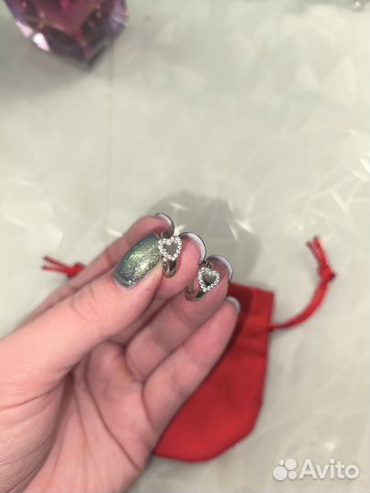 Серьги серебро