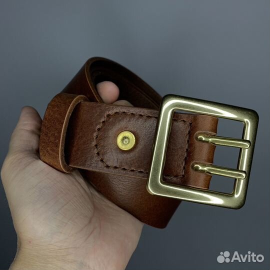 Мужской ремень из натуральной кожи