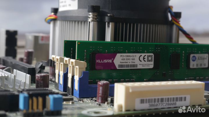 Комплект (Материнская плата, проц, озу, кулер)