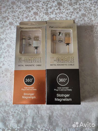 Магнитный кабель для телефона 3в1