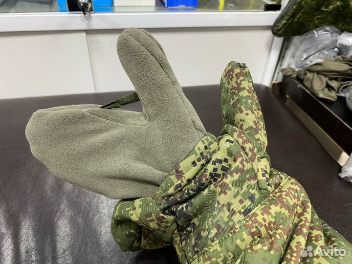 Варежки рукавицы теплые армейские вкпо