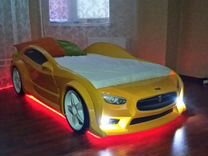 Кровать-машина EVO Тесла желтый