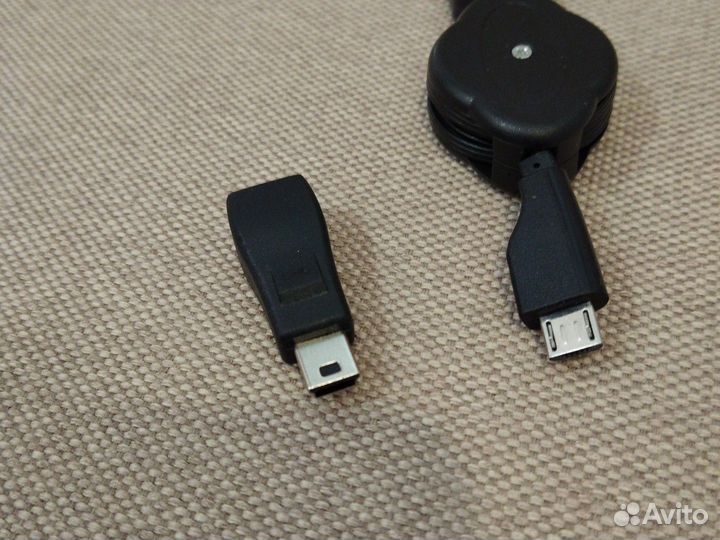 Дата-кабель micro USB, рулетка