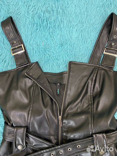 Комбинезон женский кожаный