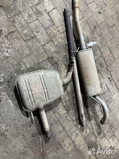 Глушитель в сборе Passat B3/B4
