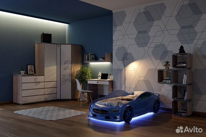 Кровать машина