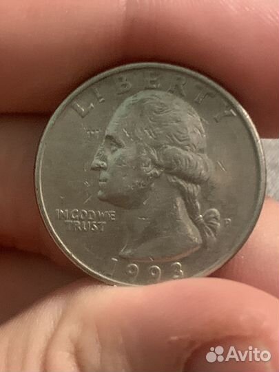 Liberty quarter dollar наоборот