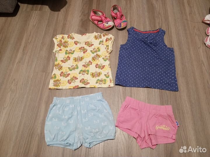 Вещи пакетом на девочку 92 98