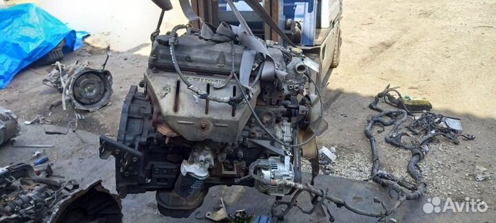 Двигатель В сборе Hino Dutro XZU301 15B LPG газ