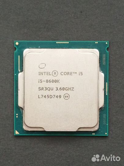 Процессор Intel Core i5-8600K 3.6/4.3GHz
