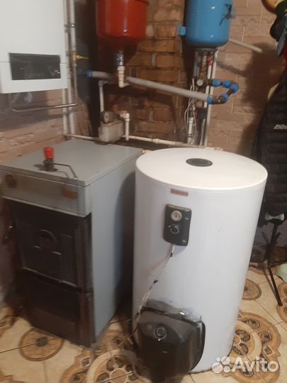 Твердотопливный котел бу