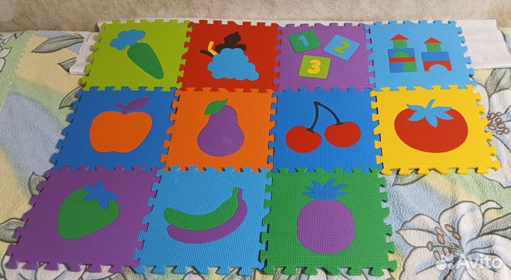 Детский коврик для ползания пазл