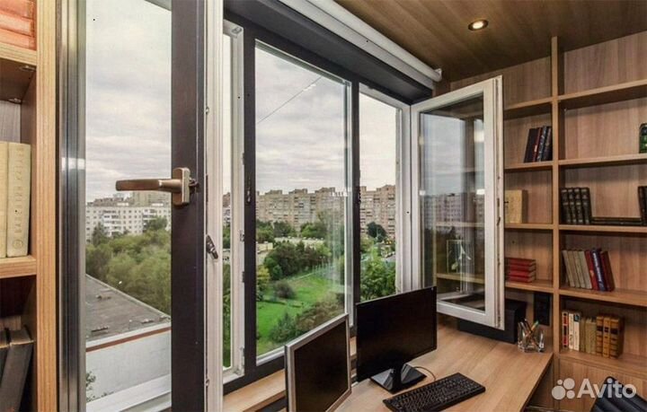 Окна алюминиевые в любое помещение