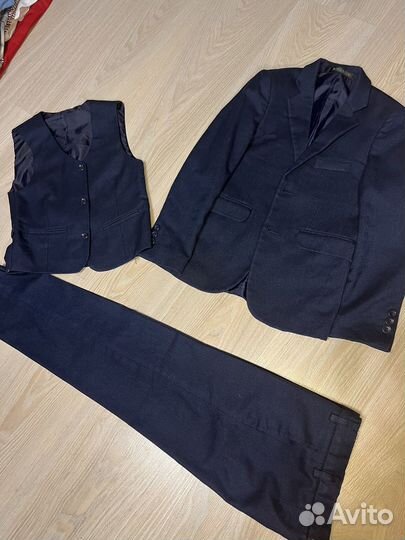 Костюм школьный мальчику шерсть вискоза тройка