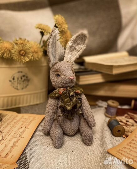 Заяц-тедди ручной работы