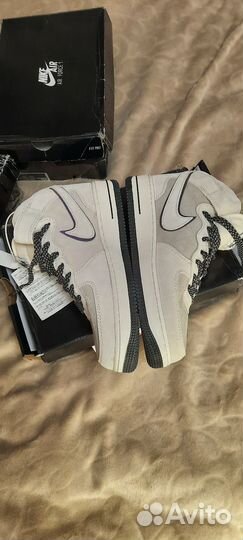 Кроссовки зимние nike air force 1