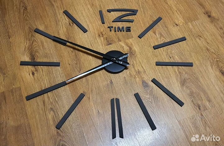 Самоклеющиеся часы/3D/настенные часы