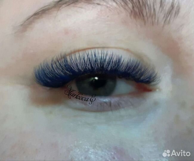 Наращивание ресниц, оформление бровей