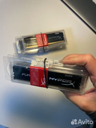 Оперативная память ddr4 8gb hyperX fury 3200Mhz