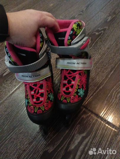 Коньки детские раздвижные