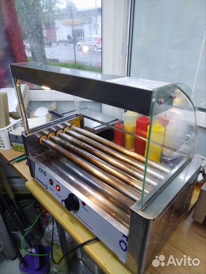 Роликовый гриль для хот-догов