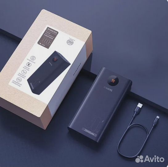 Power Bank внешний аккумулятор 30000 мАч 30W