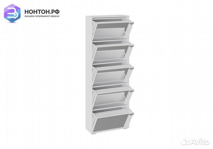 Тумба для обуви тип 9 белый ясень