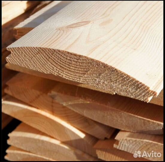 Блокхаус: сухая, ель, 1-2 сорт, 28х146х3, 1000м3/м