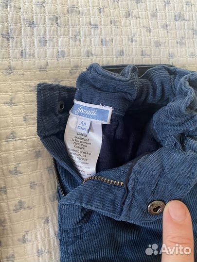 Вельветовые брючки Jacadi, Next, Petit bateau