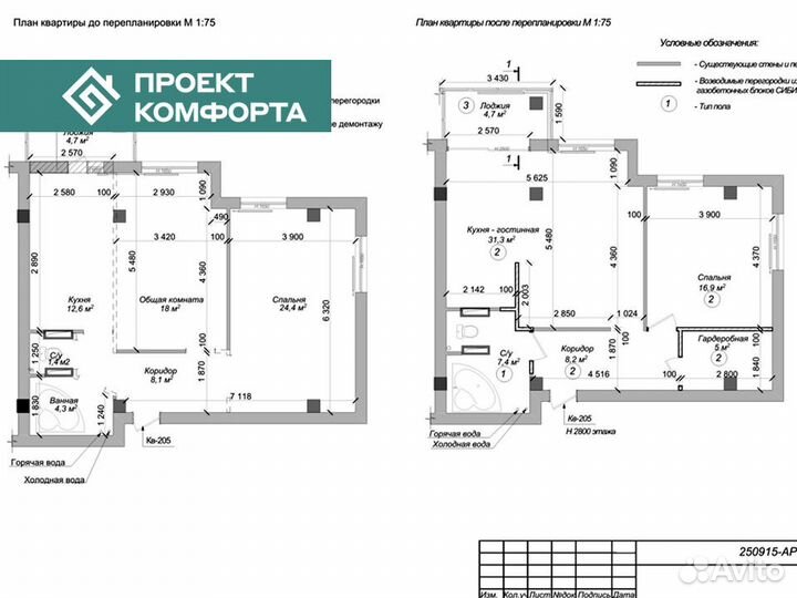 Узаконить перепланировку