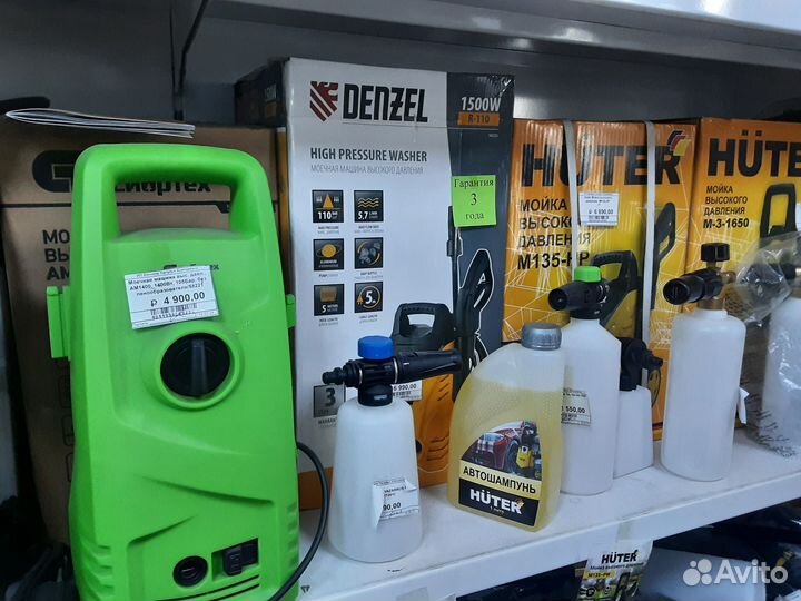 Мойка высокого давления dehzel R-165