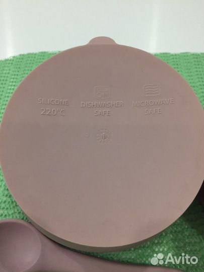 Силиконовая тарелка детская на присоске