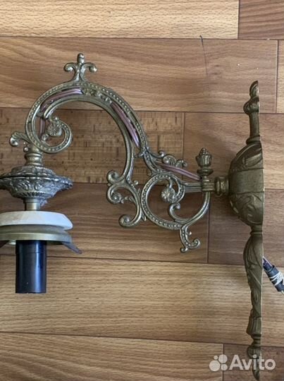 Люстра Бронза оникс Югославия