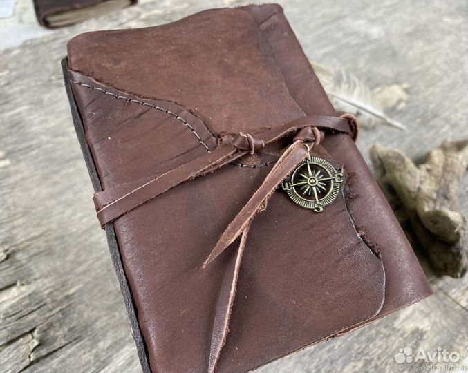 Блокнот путешественника А6 Кожаный ежедневник